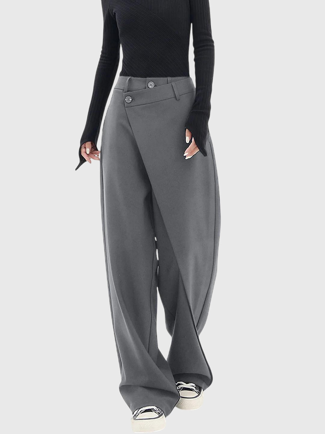 Avery - Wide Leg Asymmetric Trousers