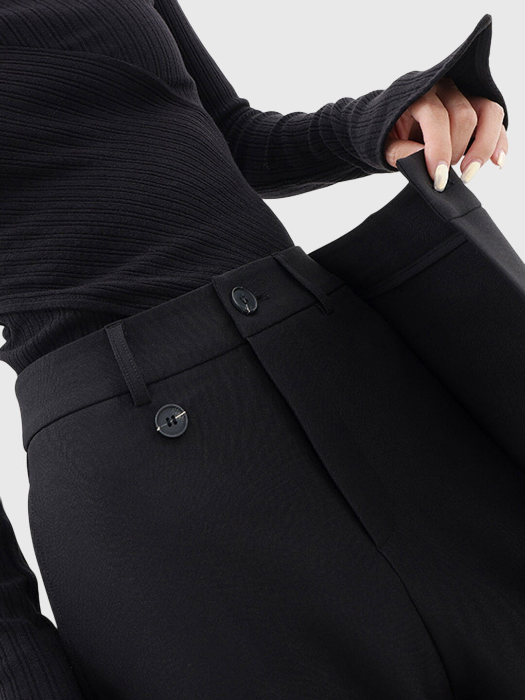 Avery - Wide Leg Asymmetric Trousers
