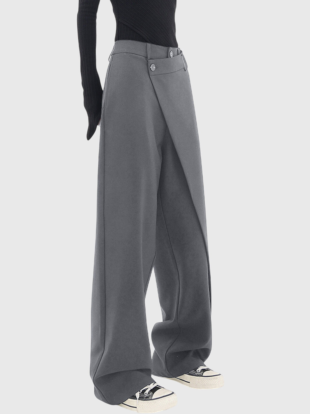 Avery - Wide Leg Asymmetric Trousers