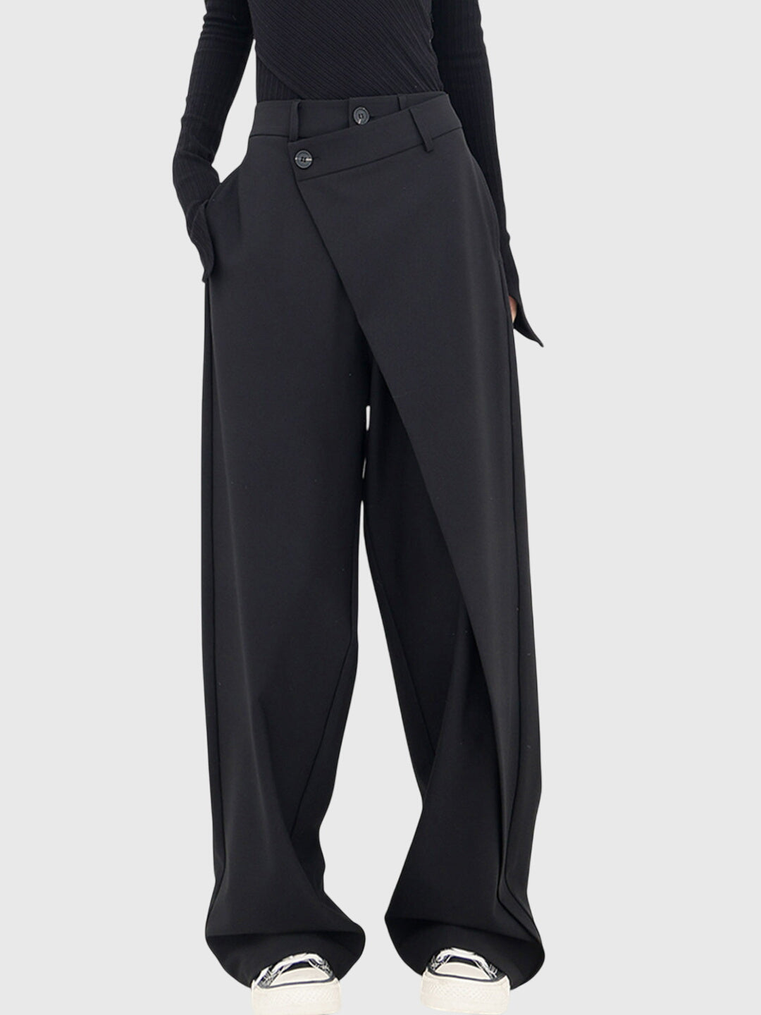 Avery - Wide Leg Asymmetric Trousers